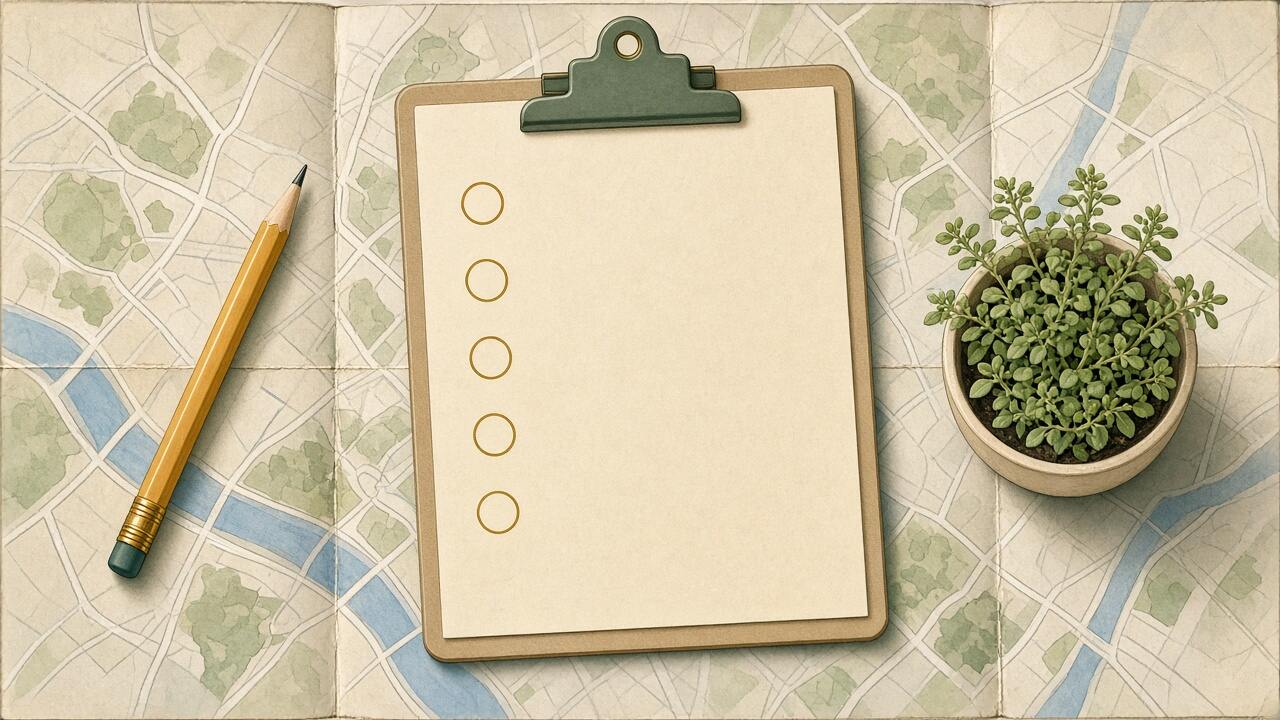 A checklist and a city map for local SEO in London